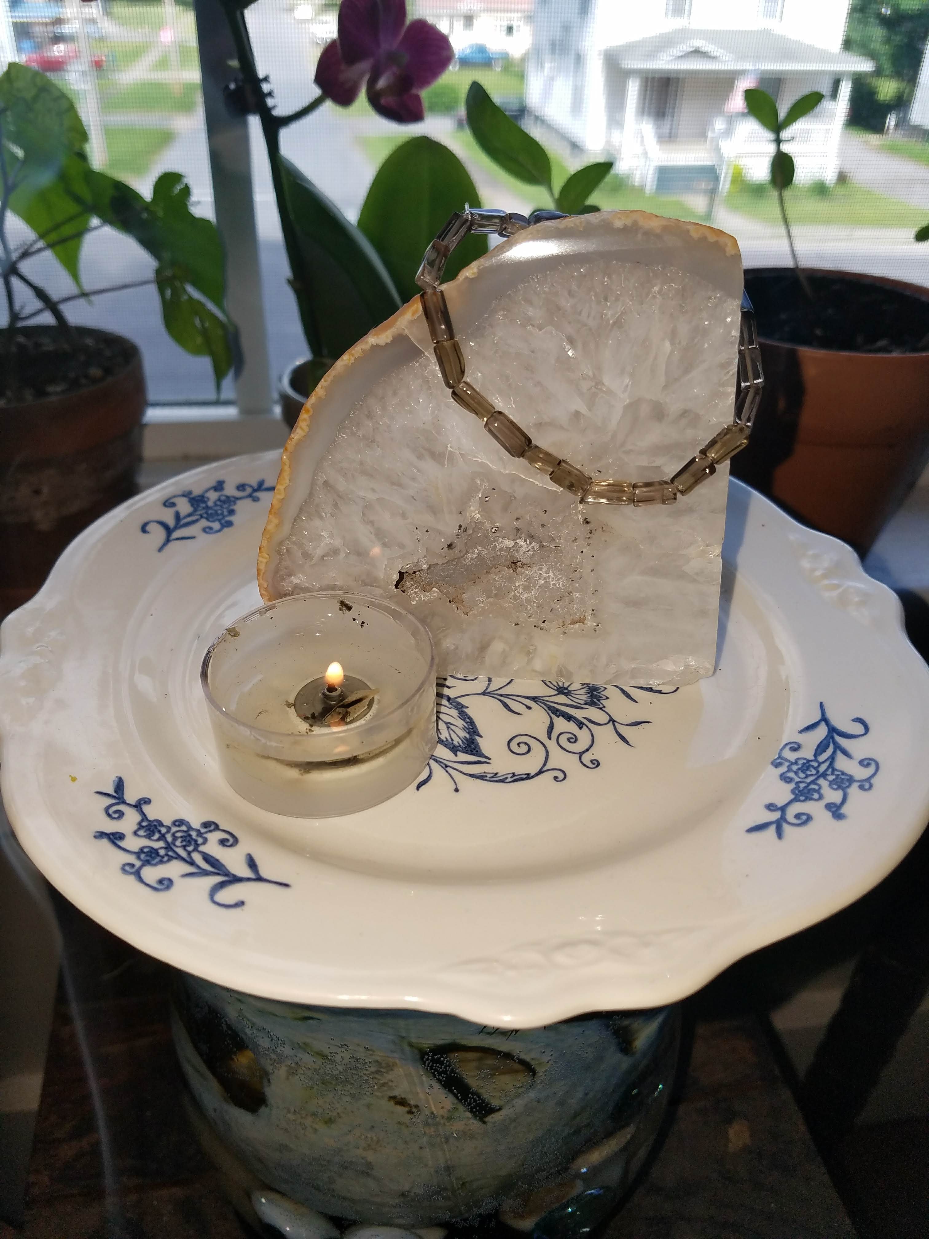 Smoky quartz bracelet
