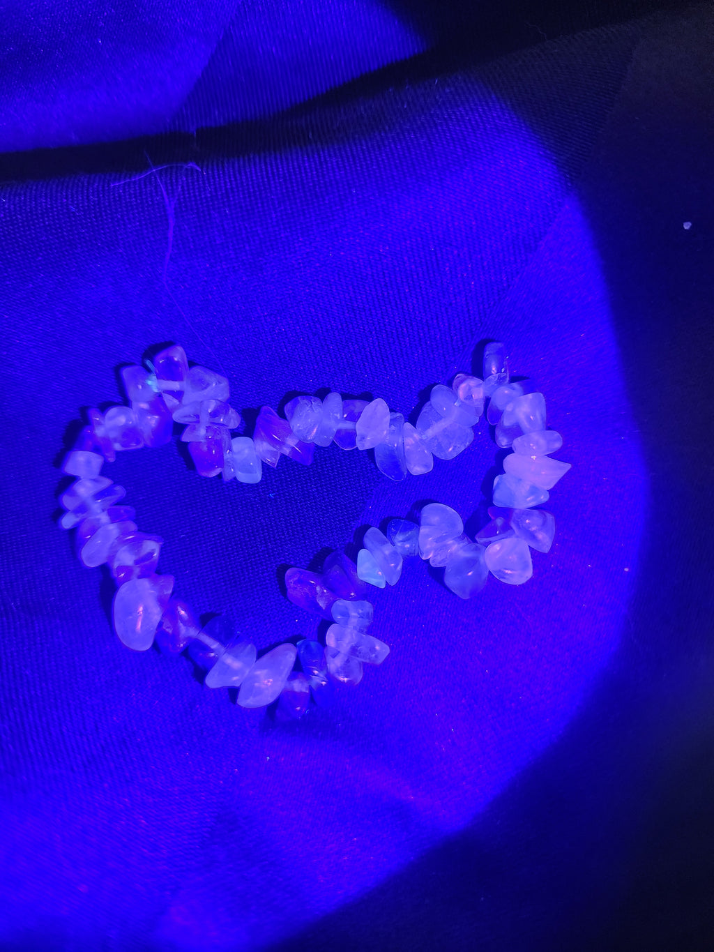 Rainbow Fluorite tiny chip bracelet